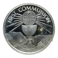 1 oz Silver First Communion Round
