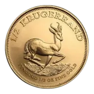 1/2 oz Gold Krugerrand Coin - Random Year