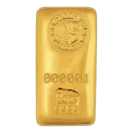 5oz Perth Mint Cast Gold Bar