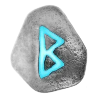 Germania Mint Berkanan Rune 1 oz Cast Silver Bar (.999)