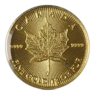 1 Gram Canadian Gold Maple Leaf Coin (Random Year)