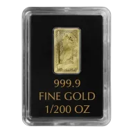 Germania Mint 1/200 oz Gold Bar (.9999)
