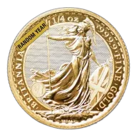 1/4 oz Great Britain Gold Britannia BU (Random Year)