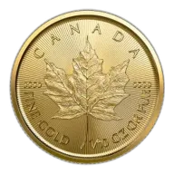 1/10 oz 2023 Canadian Maple Leaf Gold Coin Royal Canadian Mint