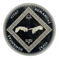 Vivat Humanitas, Ideas 1oz Round (PR-AA47)