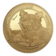 World Famous Dogs Chihuahua 1oz Gold Coin 2023