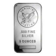 5oz Generic Silver Bar