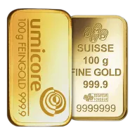 100 gram Gold Bars