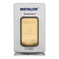 Metalor 100g Stamped Gold Bar