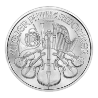 1 oz Austrian Silver Philharmonic Coin (Random Year, Varied Condition)