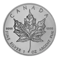 Canadian Silver Maple Leaf Coin (Any Year)