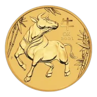 1/4 oz Perth Mint Lunar Gold Coin