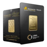 20g Heimerle + Meule Investment Gold Bar .9999