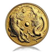 1 Oz Gold Perth Mint Dragon & Tiger (2019)
