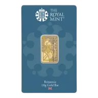 10 Gram Royal Mint Britannia Minted Gold Bar