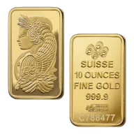 10 Ounce PAMP Lady Fortuna Gold Bar