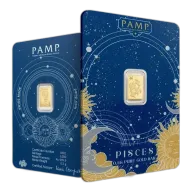 0.5g PAMP Zodiac Pisces Gold Bar