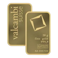 20 Gram Valcambi Minted Gold Bar