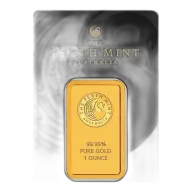 1oz Gold Mint Bar - Perth Mint