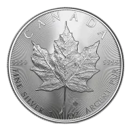 1 Oz Silver Canadian Maple Leaf (2026)