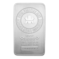 10 oz Royal Canadian Mint (RCM) Silver Bar