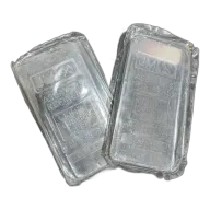 10oz Johnson Matthey Silver Bar (Plain Back/Dark Toning)
