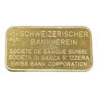 1 oz Gold Bar - Schweizerischer Bankverein