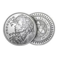Pre-Owned 1 oz Silver Shield Silver Round