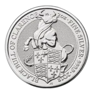2 oz Queen's Beasts Silver Coin