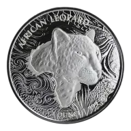 1 oz 2019 Republic of Ghana African Leopard