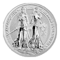2022 1 oz Silver Allegories Germania and Polonia