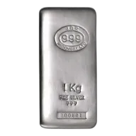1 Kilo JBR Silver Bar