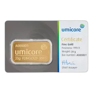 Umicore 20g Gold Bar