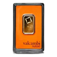 20 Gram Valcambi Suisse Gold Bar (.9999)