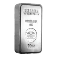 Geiger Edelmetalle - 10 oz Silver Bar - Security Line Series (Secondary Market)