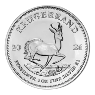 1oz Silver Coin - South African Mint Krugerrand 2026