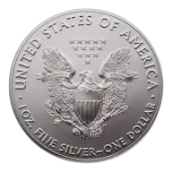 United States 1oz Silver American Eagle - Backdated