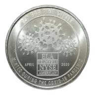1oz Envela Covid-19 Virus Silver Rounds (April 2020)