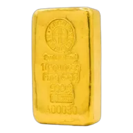 10 oz Gold Argor-Heraeus cast bar