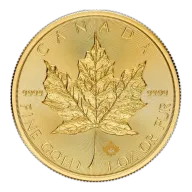 2026 1 oz Canadian Gold Maple Leaf Coin (BU)