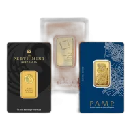20 gram Gold Bar - Brand Varies (Carded)