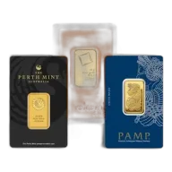 20 Gram Gold Bar (Random Brand, In Assay Card)
