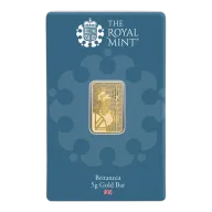 Pre-Owned The Royal Mint Secure Britannia 5g Gold Bar