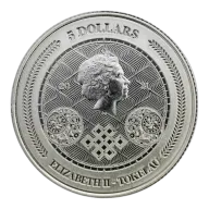 Pre-Owned 2021 Tokelau Chronos 1oz Silver Coin - VAT Free