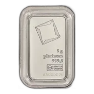 5 Gram Platinum Bar Valcambi