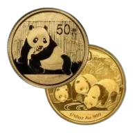 1/10 oz Chinese Panda Gold Coin - Random Year