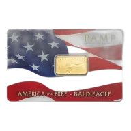 5g America the Free Gold Bar