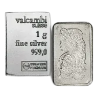 1 gram Silver Bar - Design Varies