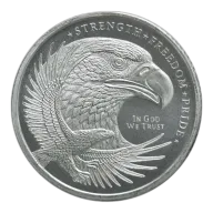 1/10 oz Silver Round Eagle Golden State Mint