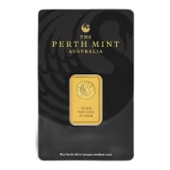 10 gram Gold Bar - Perth Mint (Carded)